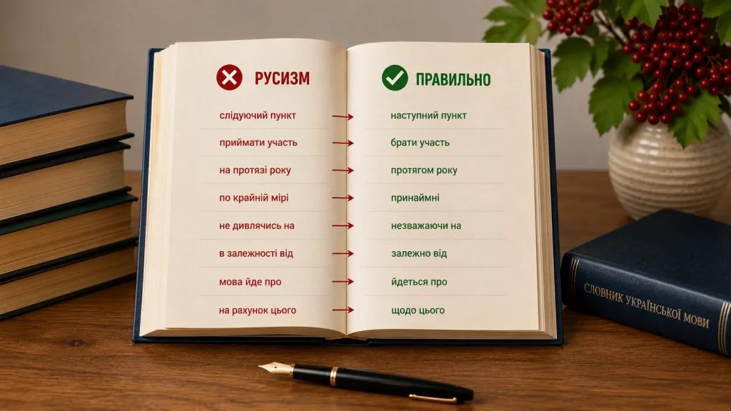 найпоширеніші русизми